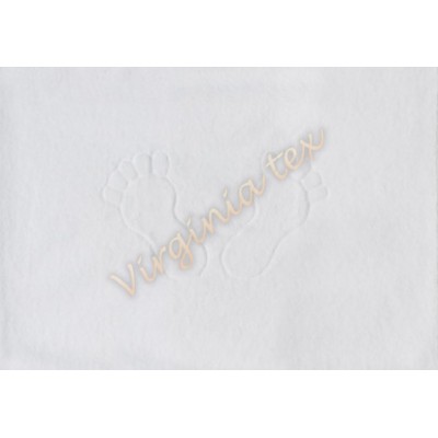 12 Prosope Covoras Baie Hotelier Engross 50x70cm 650gr/mp Alb Optic